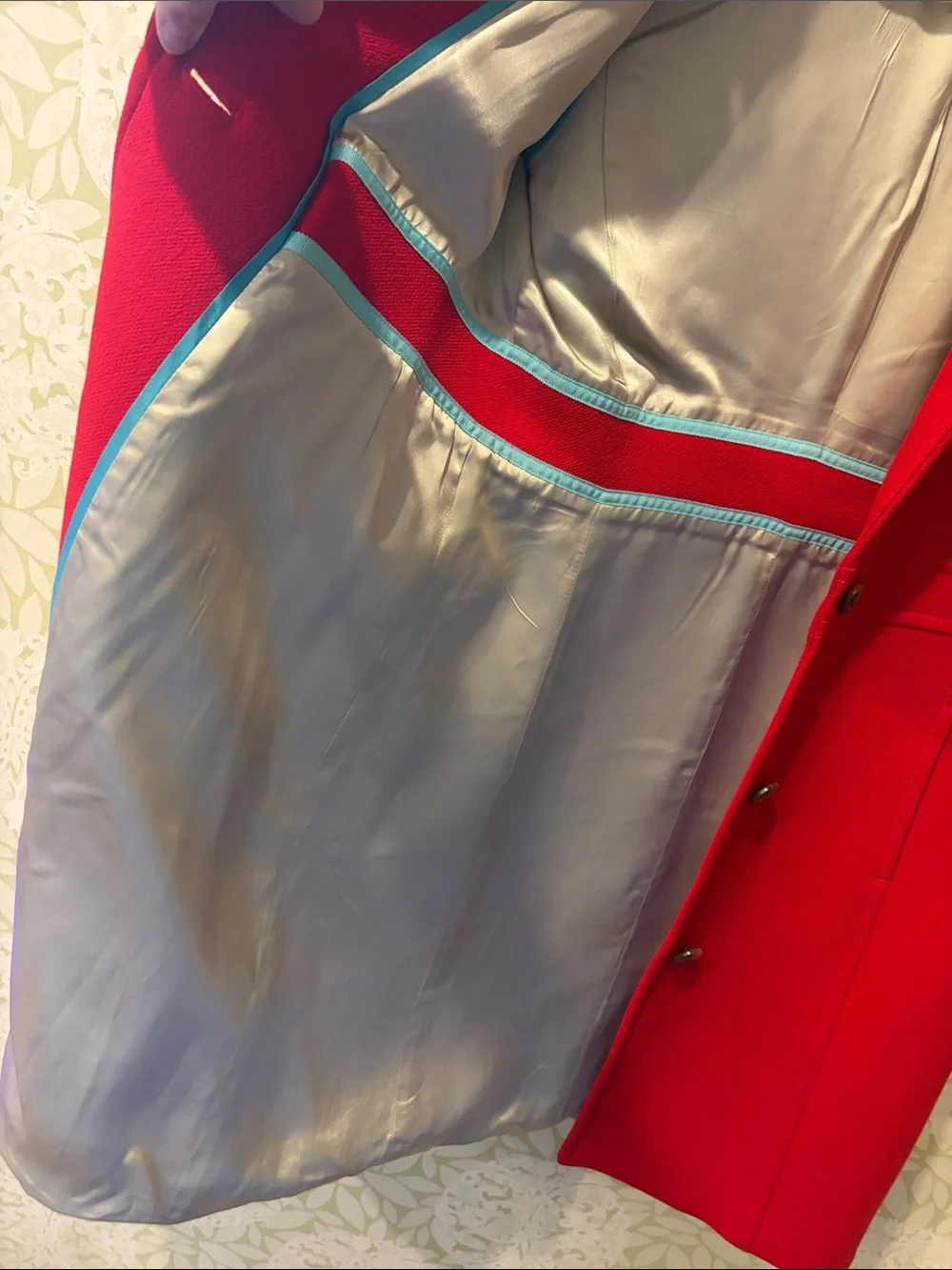 J. Crew Vibrant Red Lady Day Coat - 2008